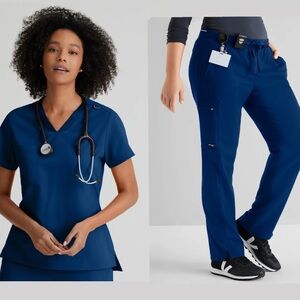 Grey's Anatomy Women's Navy Blue Scrub Pants